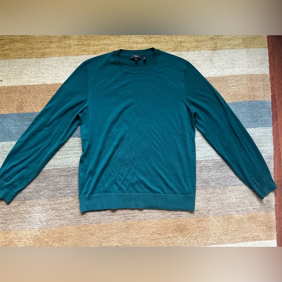 Theory Merino Wool Green Sweater - Picture 2 of 2